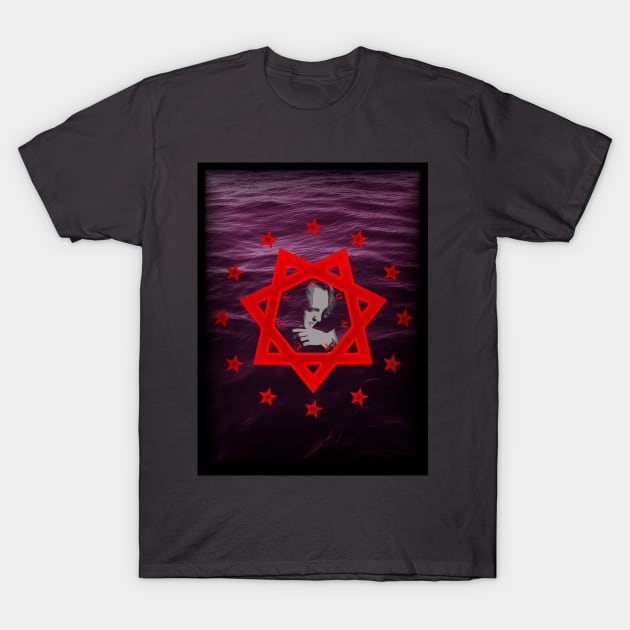 Cassandra Complex - Beneath The Purple Waves T-Shirt by OriginalDarkPoetry